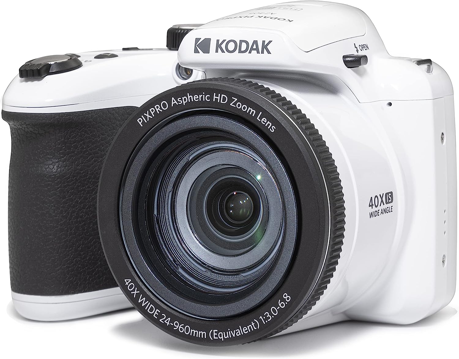 KODAK PIXPRO AZ405-BK 20MP Digital Camera 40X Optical Zoom 24mm Wide Angle Lens Optical Image Stabilization 1080P Full HD Video 3″ LCD Vlogging Camera (Black)