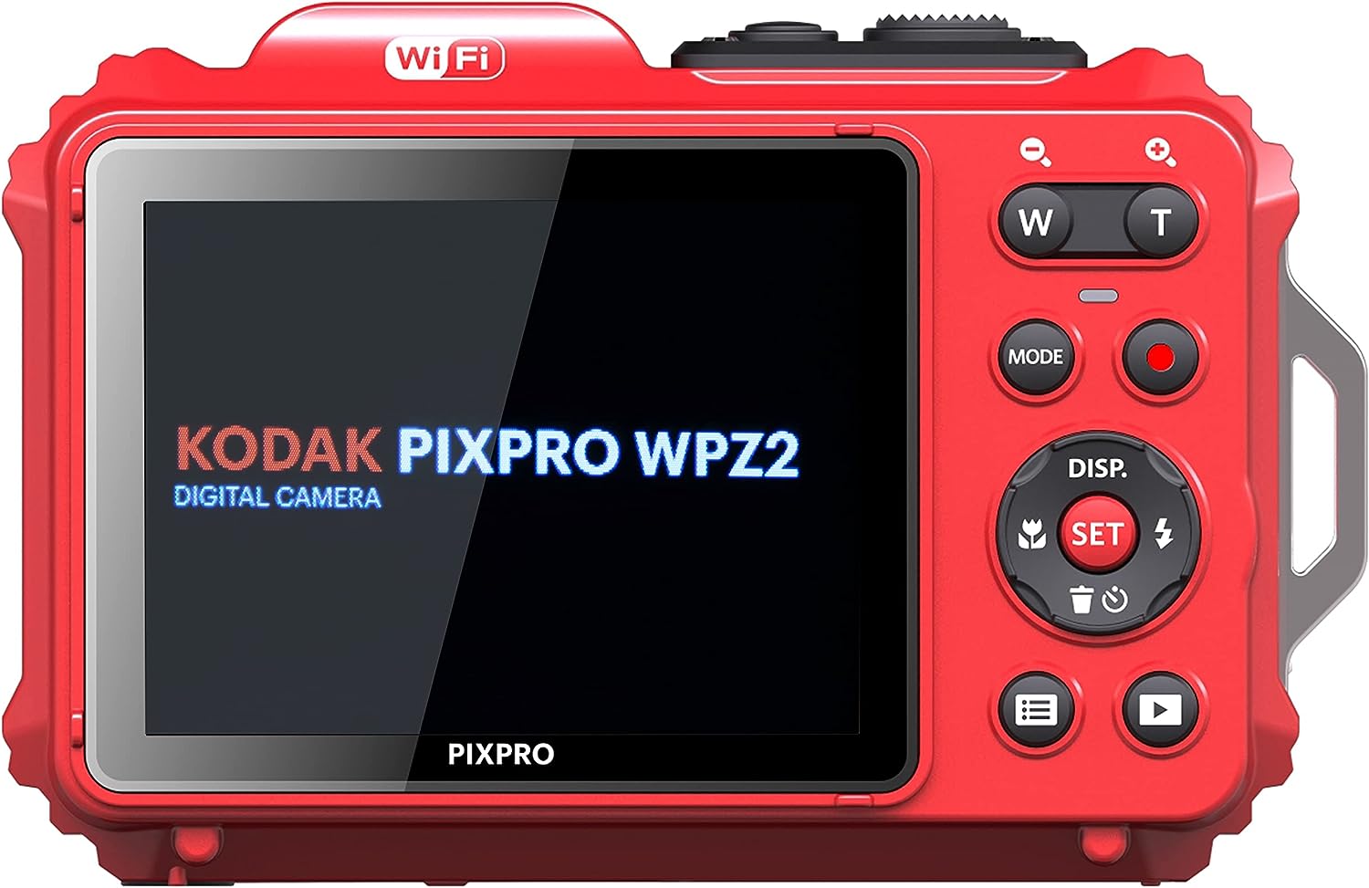 KODAK PIXPRO WPZ2 Rugged Waterproof Shockproof Dustproof WiFi Digital Camera 16MP 4X Optical Zoom 1080P Full HD Video Vlogging Camera 2.7