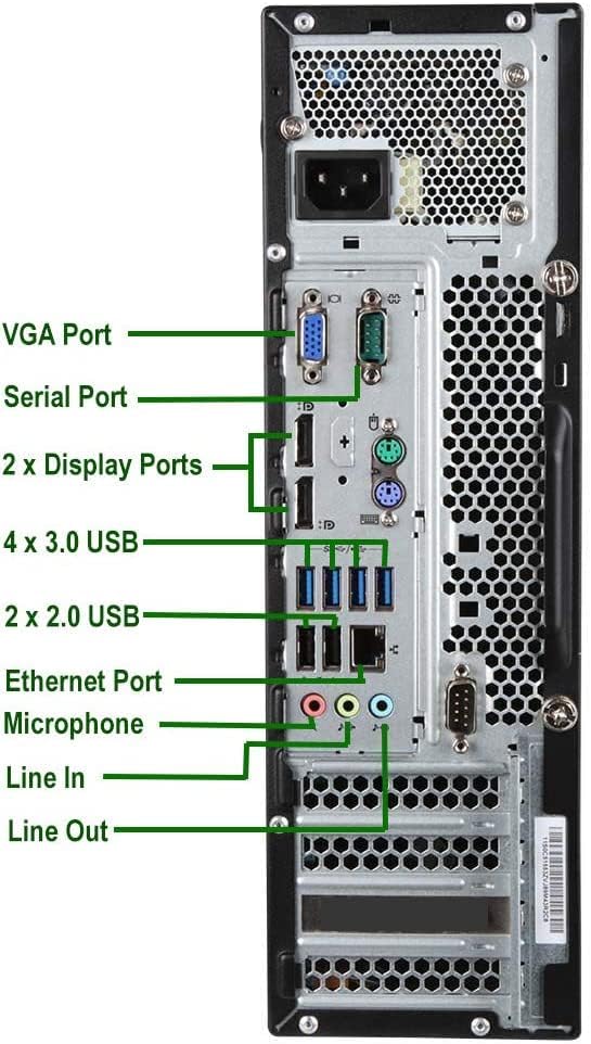 Lenovo SFF Computer Desktop PC, Intel Core i7 3.4GHz Processor, 16GB Ram, 128GB SSD, 2TB HDD, Wireless Keyboard & Mouse, WiFi | Bluetooth, New 24