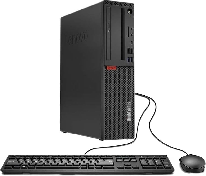 Lenovo SFF Computer Desktop PC, Intel Core i7 3.4GHz Processor, 16GB Ram, 128GB SSD, 2TB HDD, Wireless Keyboard & Mouse, WiFi | Bluetooth, New 24