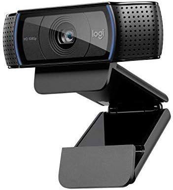 Logitech C920x HD Pro Webcam, Full HD 1080p/30fps Video Calling, Clear Stereo Audio, HD Light Correction, Works with Skype, Zoom, FaceTime, Hangouts, PC/Mac/Laptop/Macbook/Tablet - Black