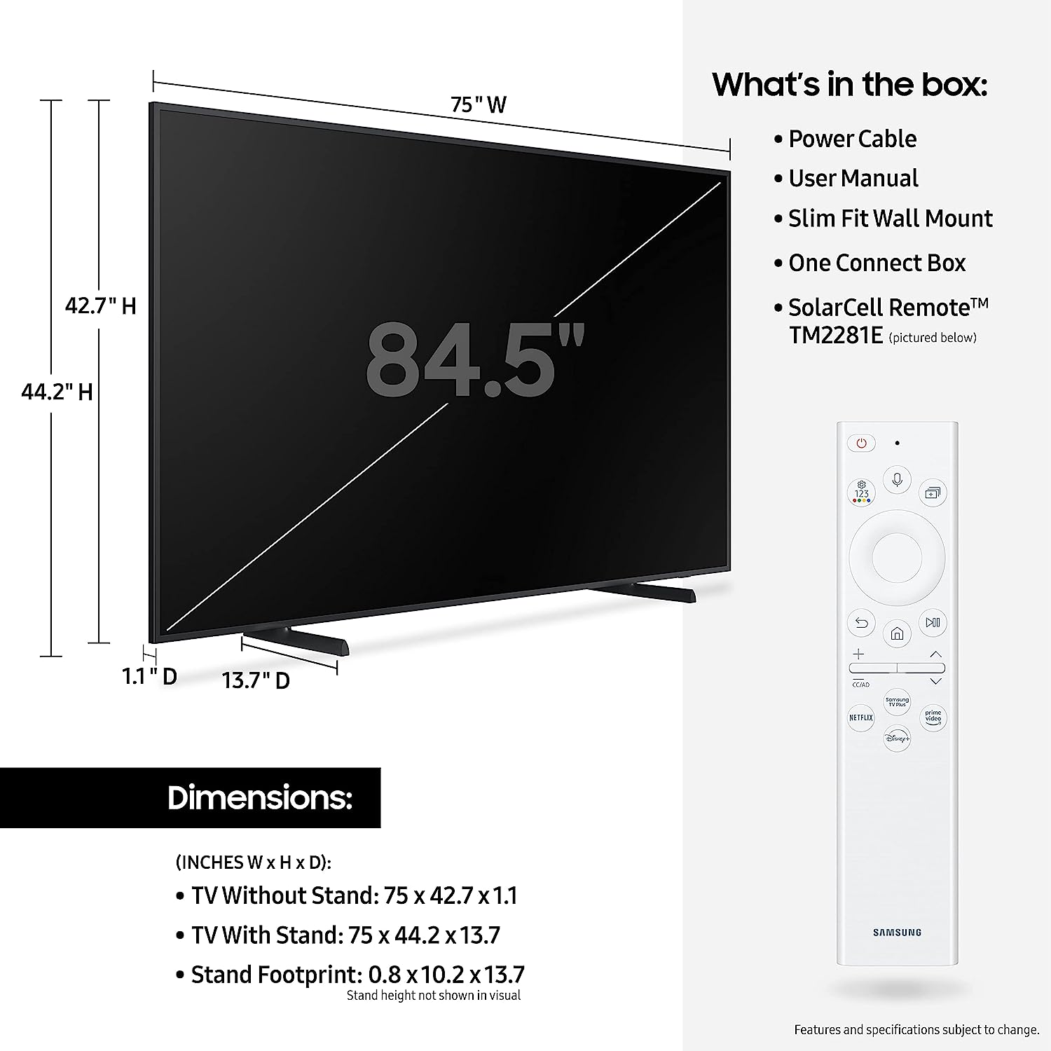 SAMSUNG 32-Inch Class QLED The Frame LS03C Series, Quantum HDR, Art Mode, Anti-Reflection Matte Display, Slim Fit Wall Mount Included, Smart TV w/Alexa Built-in (QN32LS03CB, Latest Model)