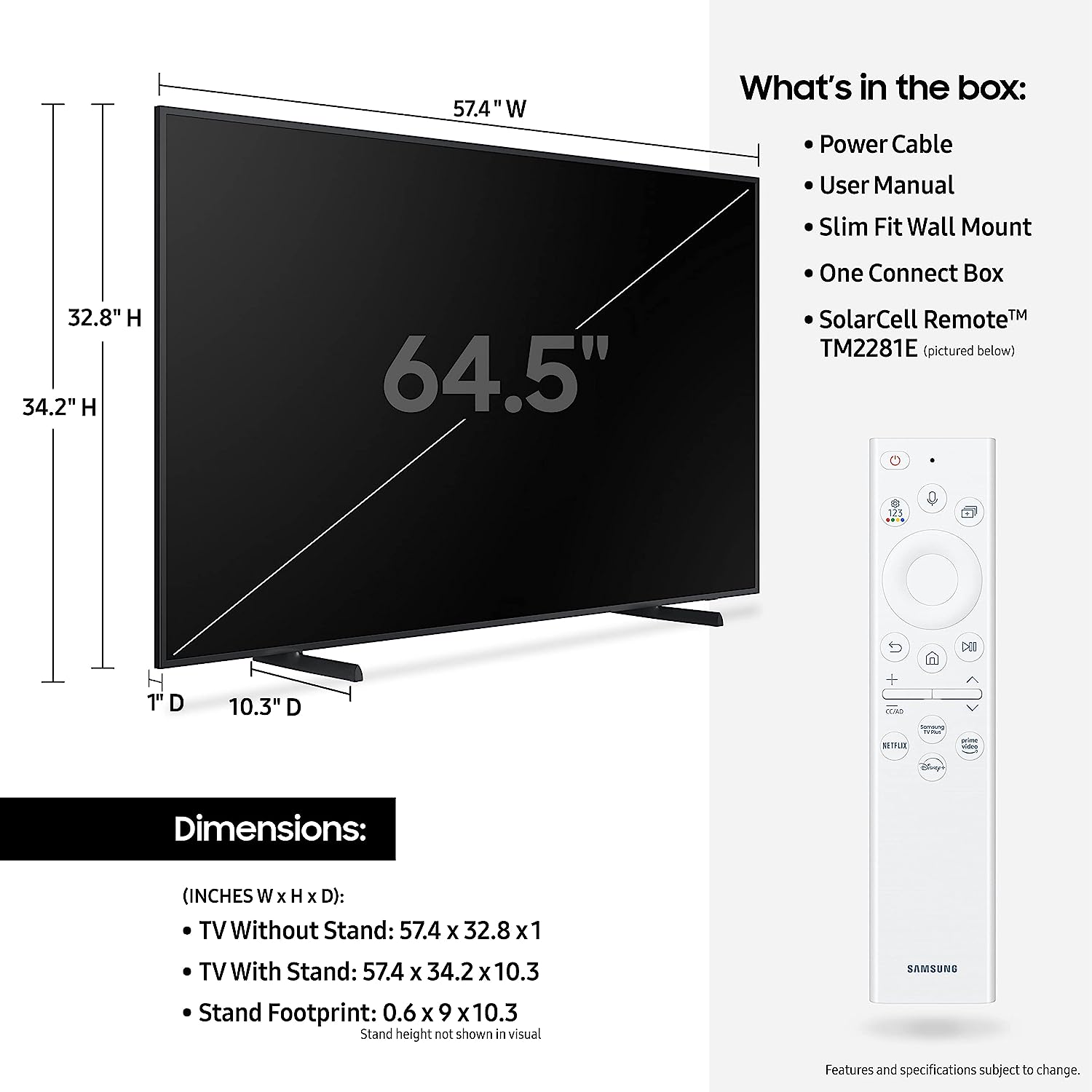 SAMSUNG 32-Inch Class QLED The Frame LS03C Series, Quantum HDR, Art Mode, Anti-Reflection Matte Display, Slim Fit Wall Mount Included, Smart TV w/Alexa Built-in (QN32LS03CB, Latest Model)