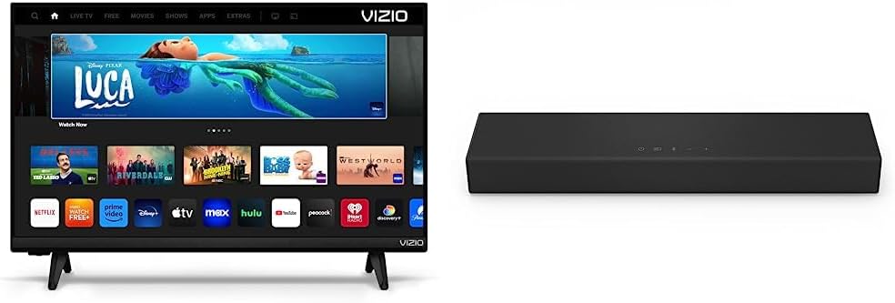 VIZIO 32-inch D-Series Full HD 1080p Smart TV with Apple AirPlay and Chromecast Built-in, Alexa Compatibility, D32fM-K01, 2023 Model