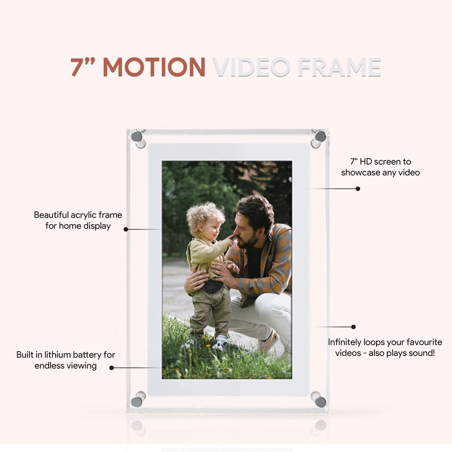 Amaboo 10.1 Inch WiFi Smart Cloud Digital Picture Frame, Electronic Photo Frame with IPS LCD Touch Screen HD Display, Auto Rotate, Share Photos or Videos via Frameo APP