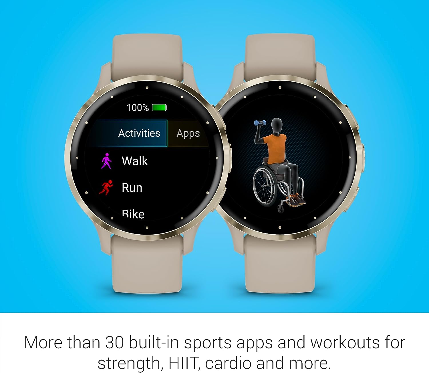 Garmin Venu 3S, GPS Smartwatch, AMOLED Display, Advanced Health and Fitness Features, Up to 10 Days of Battery, Dust Rose