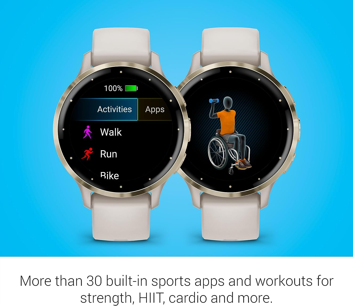 Garmin Venu 3S, GPS Smartwatch, AMOLED Display, Advanced Health and Fitness Features, Up to 10 Days of Battery, Dust Rose