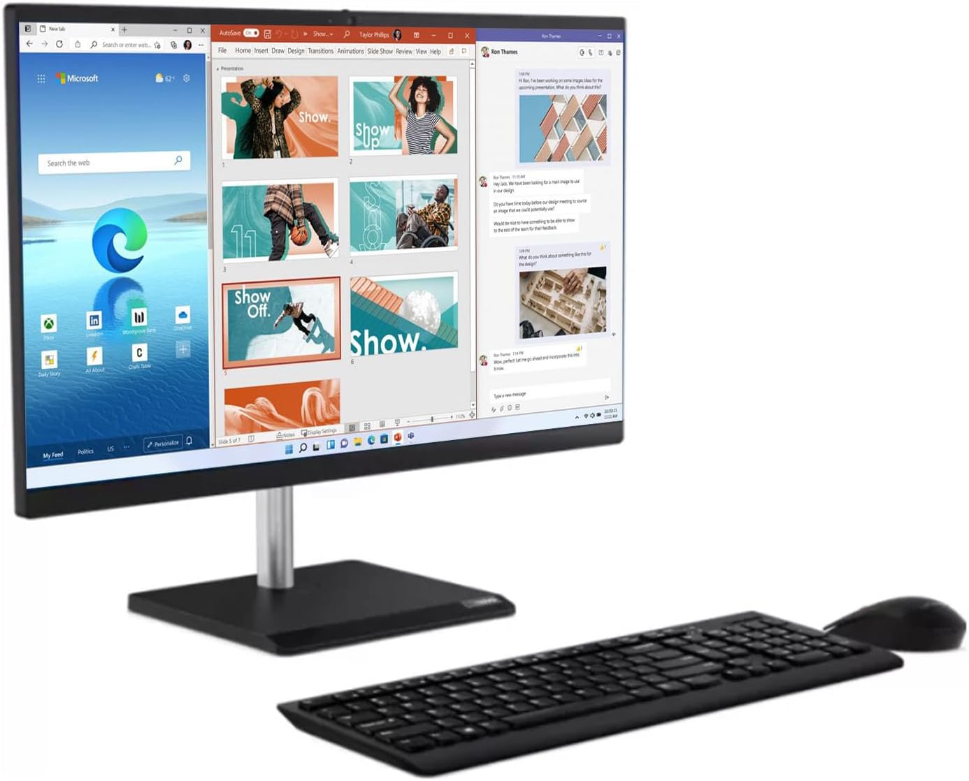 Lenovo V50a Business All-in-one Computer, 23.8