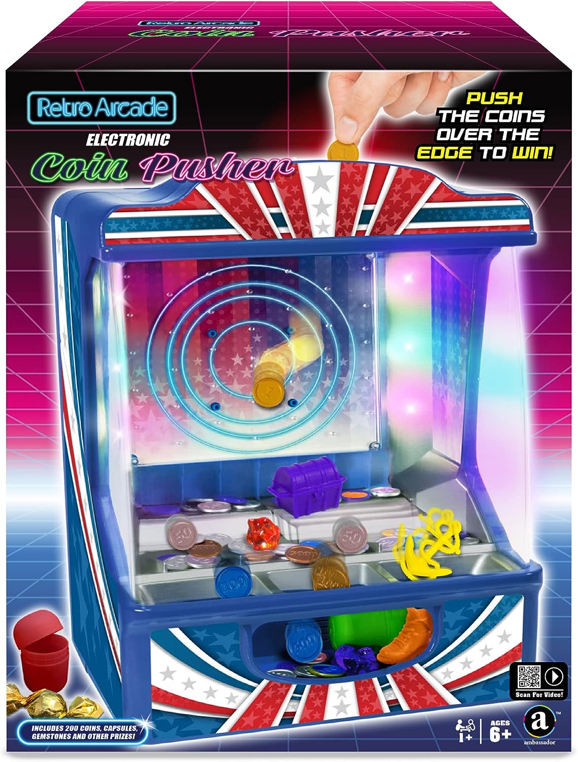 Retro Arcade: Electronic Smash-A-Mole - Tabletop Game, Moles Light Up, 4 Playing Modes, 1-2 Players, Ages 6+