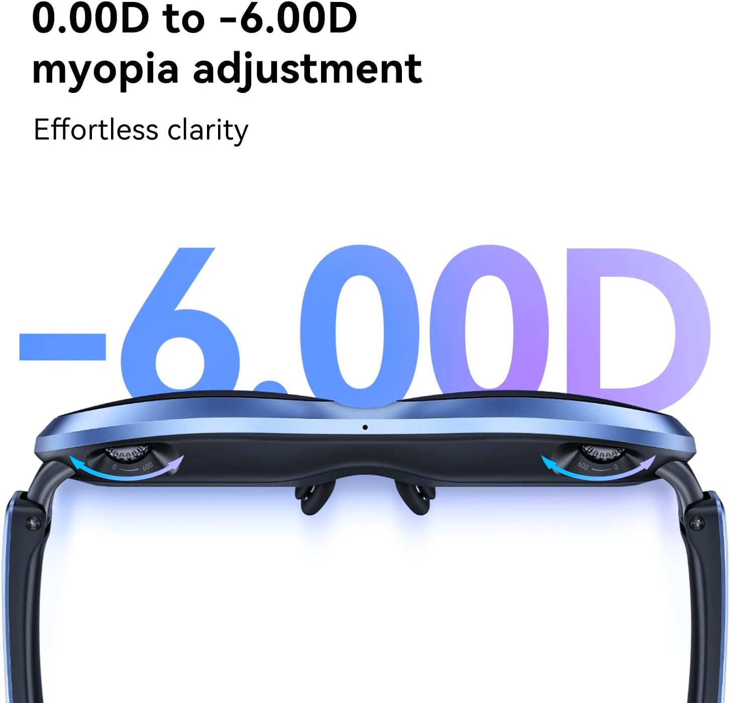 Rokid Max AR Glasses, Augmented Reality Glasses Wearable Headsets Smart Glasses for Video Display, Myopia Friendly Portable Massive 1080P Screen, Game, Watch on Android/iOS/PC/Tablets/Game Consoles