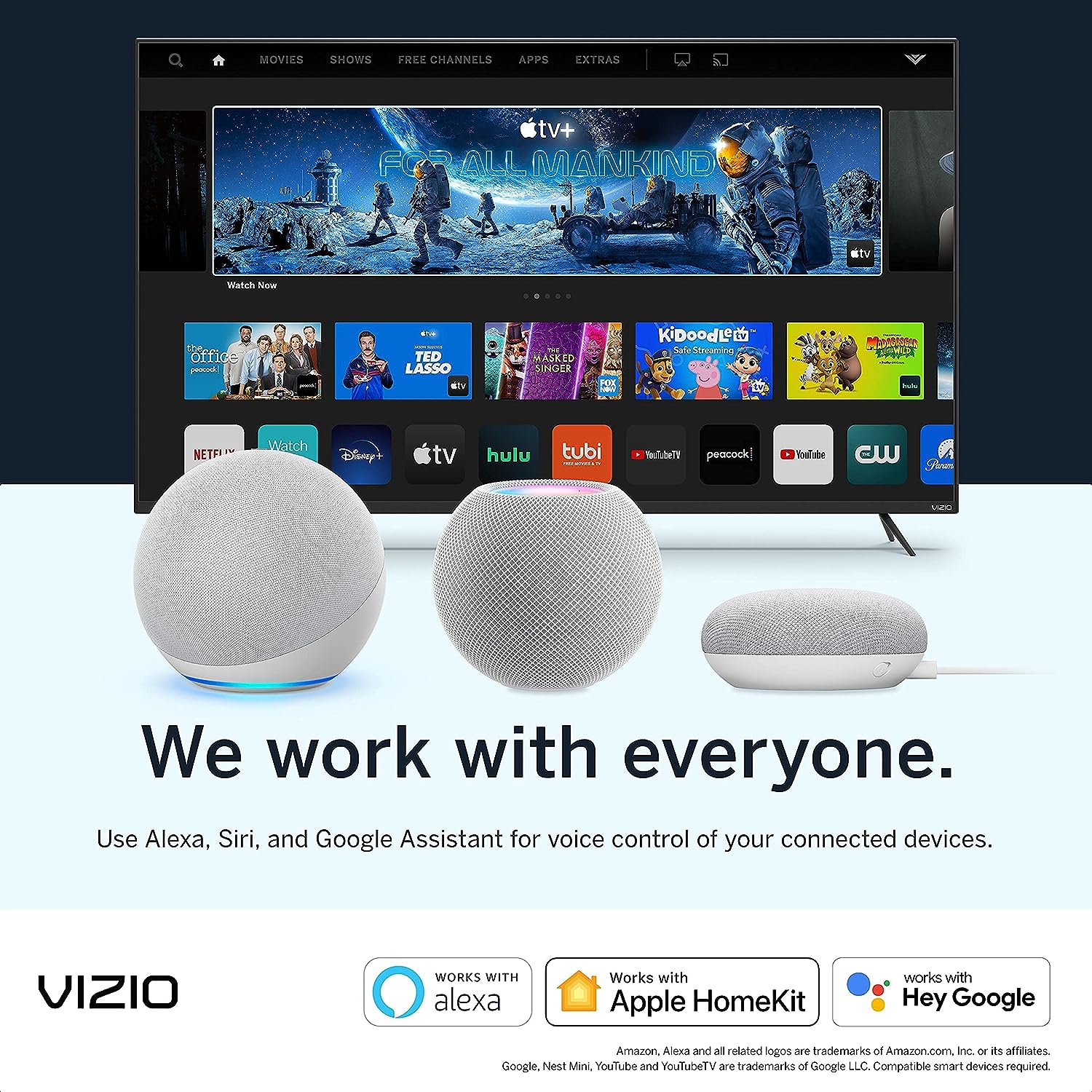 VIZIO 32-inch D-Series 720p Smart TV with Apple AirPlay and Chromecast Built-in, Screen Mirroring for Second Screens, & 150+ Free Streaming Channels, D32h-J09, Model (Renewed), 32 inches