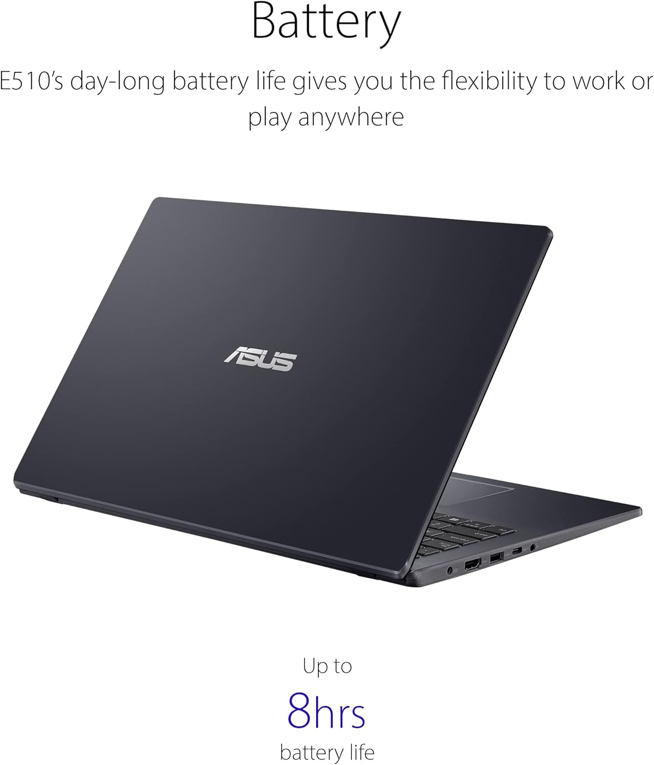 ASUS0 Vivobook Go 14 L410 Ultra Thin Laptop, 14” FHD Display, Intel Celeron N4020 Processor, 4GB RAM, 64GB eMMC, NumberPad, Windows 11 Home in S Mode, 1 Year Microsoft 365, Star Black, L410MA-AH02