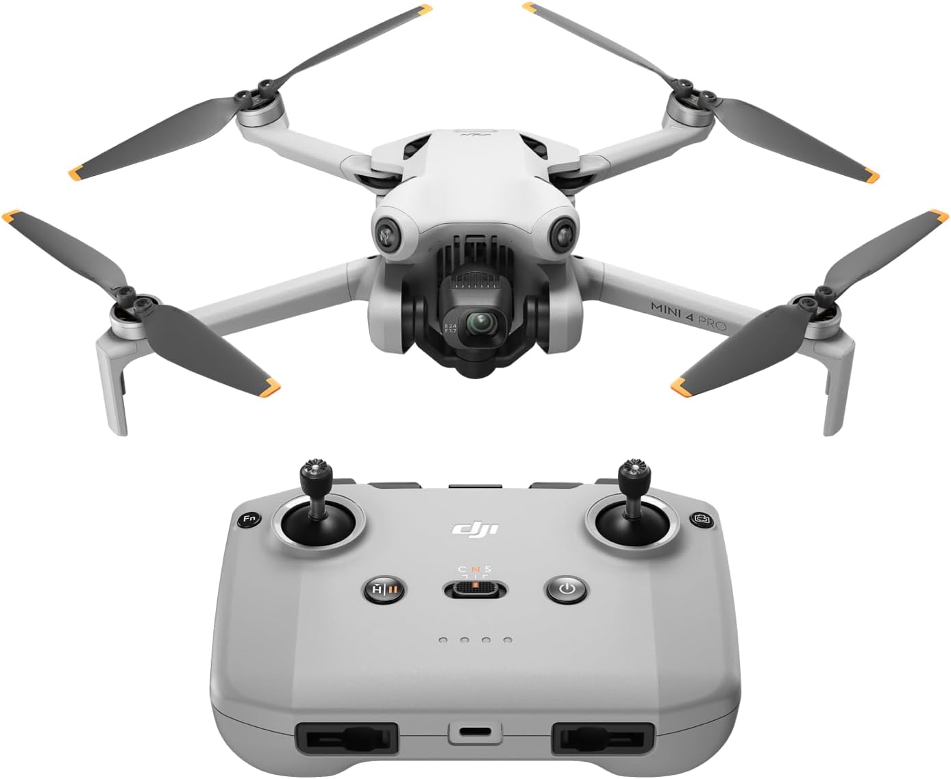 DJI Mini 4 Pro Fly More Combo Plus with DJI RC 2 (Screen Remote Controller), Folding Mini-Drone with 4K HDR Video Camera for Adults, 2 Extra Intelligent Flight Batteries Plus for 45-Min Flight Time