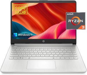 HP 2023 Newest 14 Laptop for Productivity and Entertainment,14" FHD Display, 16GB RAM, 1TB SSD, AMD Ryzen 3 Processor Upto 3.5GHz, Type-C, HDMI, Fast Charge, 10 Hrs Long Battery Life, Windows 11