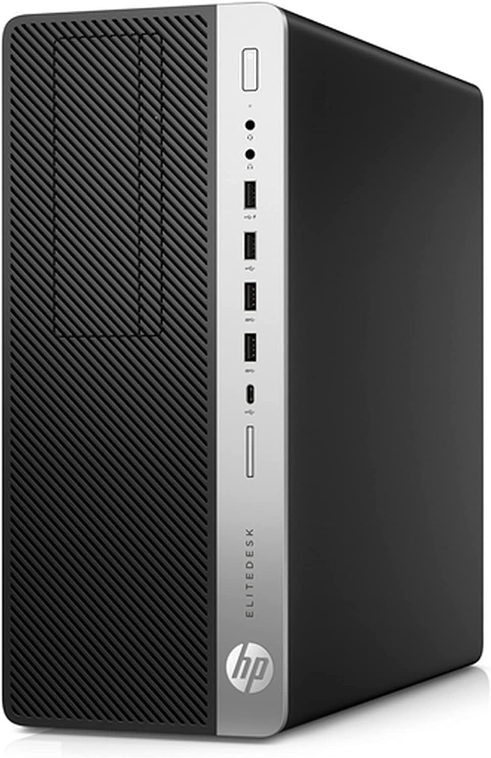 HP EliteDesk 800 G4 4 Tower PC, Intel Core i7-8700 6-Core up to 4.6GHz, 32GB DDR4 RAM, 1TB NVMe M.2 SSD + 3TB HDD, Intel UHD Graphics 620 (2x Display Ports) 4K, USB-C USB 3.1, Windows 10 Pro (Renewed)