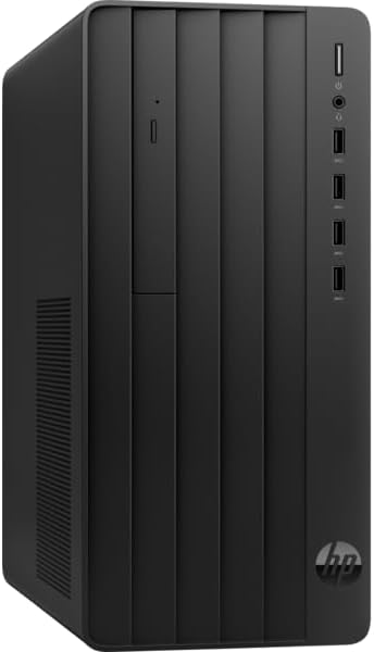 HP Pro Tower 290 G9 Business Desktop, 12th Gen Intel 4-Core Processor (Beats Core i7-9700), 16GB RAM, 256GB PCIe SSD + 1TB HDD, 2-Monitor Support 4K, DVD-RW, HDMI, VGA, Wi-Fi, Windows 11 Pro, Black