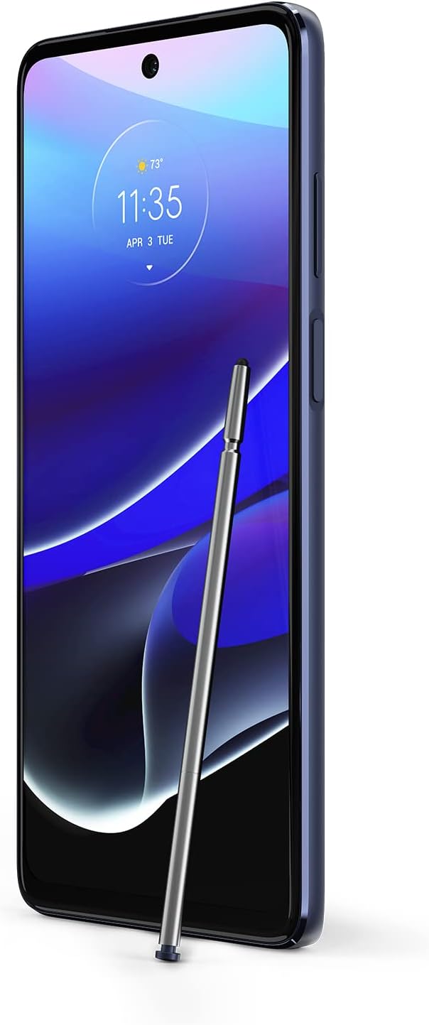 Motorola Moto G Stylus | 2022 | 2-Day Battery | Unlocked | Made for US 4/128GB | 50MP Camera | Twilight Blue