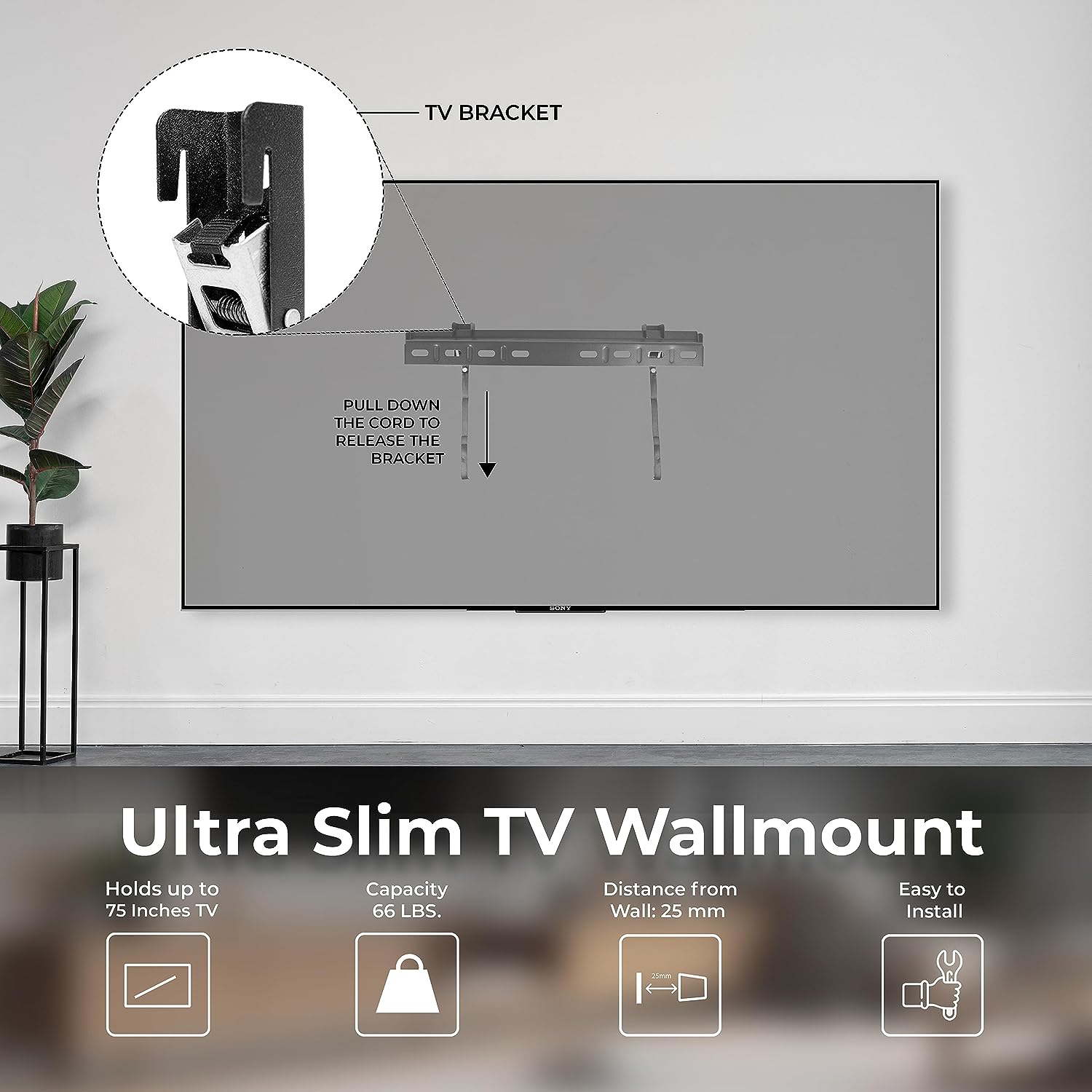 ONN 32-Inch Class HD 720p Smart TV + Free Wall Mount with Wi-Fi Connectivity and Mobile App | Flat Screen TV | Compatible with Home Kit | Alexa and Google Assistant (Renewed)