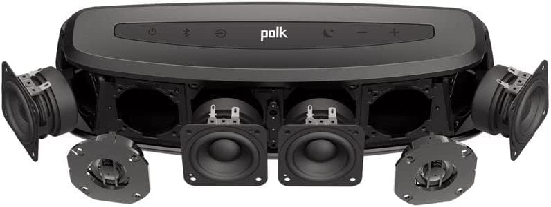 Polk Audio MagniFi Mini Home Theater Surround Sound Bar | Works with 4K and HD TVs | Compact System with Big Sound | Wireless Subwoofer Included,Black