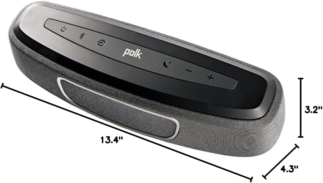Polk Audio MagniFi Mini Home Theater Surround Sound Bar | Works with 4K and HD TVs | Compact System with Big Sound | Wireless Subwoofer Included,Black