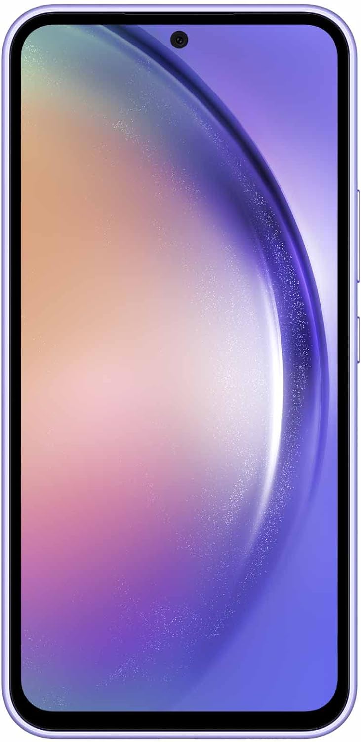 SAMSUNG Galaxy A54 5G A Series Cell Phone, Factory Unlocked Android Smartphone, 128GB w/ 6.4” Fluid Display Screen, Hi Res Camera, Long Battery Life, Refined Design, US Version, 2023, Awesome Violet