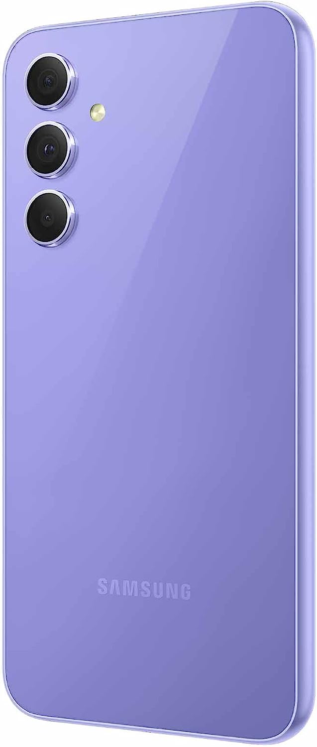 SAMSUNG Galaxy A54 5G A Series Cell Phone, Factory Unlocked Android Smartphone, 128GB w/ 6.4” Fluid Display Screen, Hi Res Camera, Long Battery Life, Refined Design, US Version, 2023, Awesome Violet