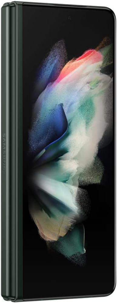 SAMSUNG Galaxy Z Fold 3 5G Factory Unlocked Android Cell Phone US Version Smartphone Tablet 2-in-1 Foldable Dual Screen Under Display Camera 256GB Storage, Phantom Green (Renewed)