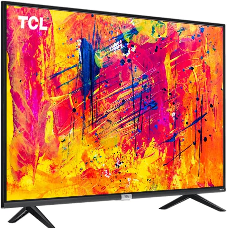 TCL 32-Inch Class HD 720p Smart LED TV Dolby Digital Advanced Digital Tuner Premium Design Compatible with Alexa & Google Assistant 32S331 (Renewed)