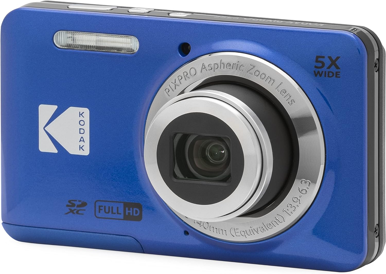 KODAK PIXPRO FZ55-BK 16MP Digital Camera 5X Optical Zoom 28mm Wide Angle 1080P Full HD Video 2.7