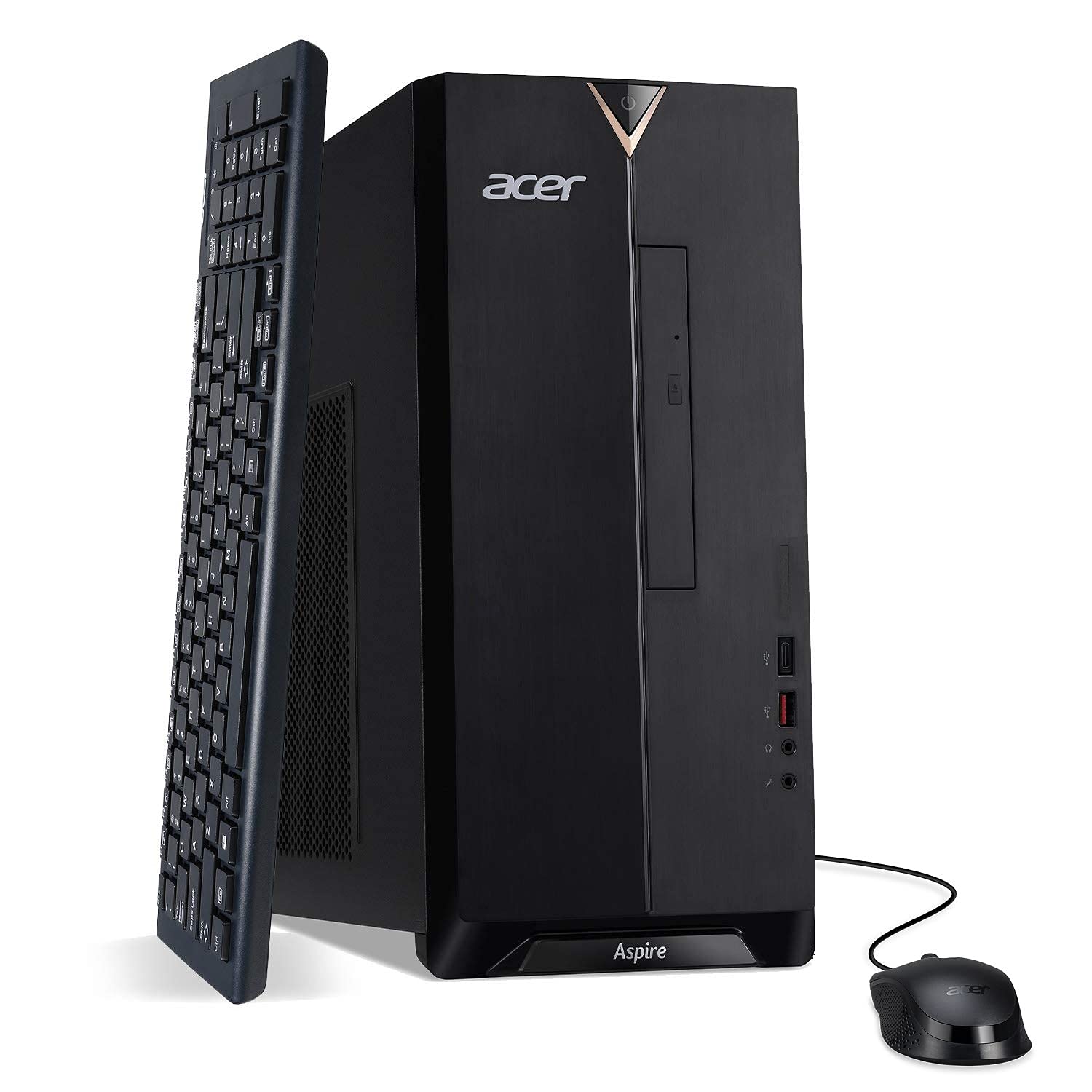 Acer Aspire TC-1780-UA92 Desktop | 13th Gen Intel Core i5-13400 10-Core Processor | 8GB 3200MHz DDR4 | 512GB M.2 2280 PCIe Gen 4 SSD | SD Card Reader | Intel Wi-Fi 6E AX211 | Windows 11 Home,Black