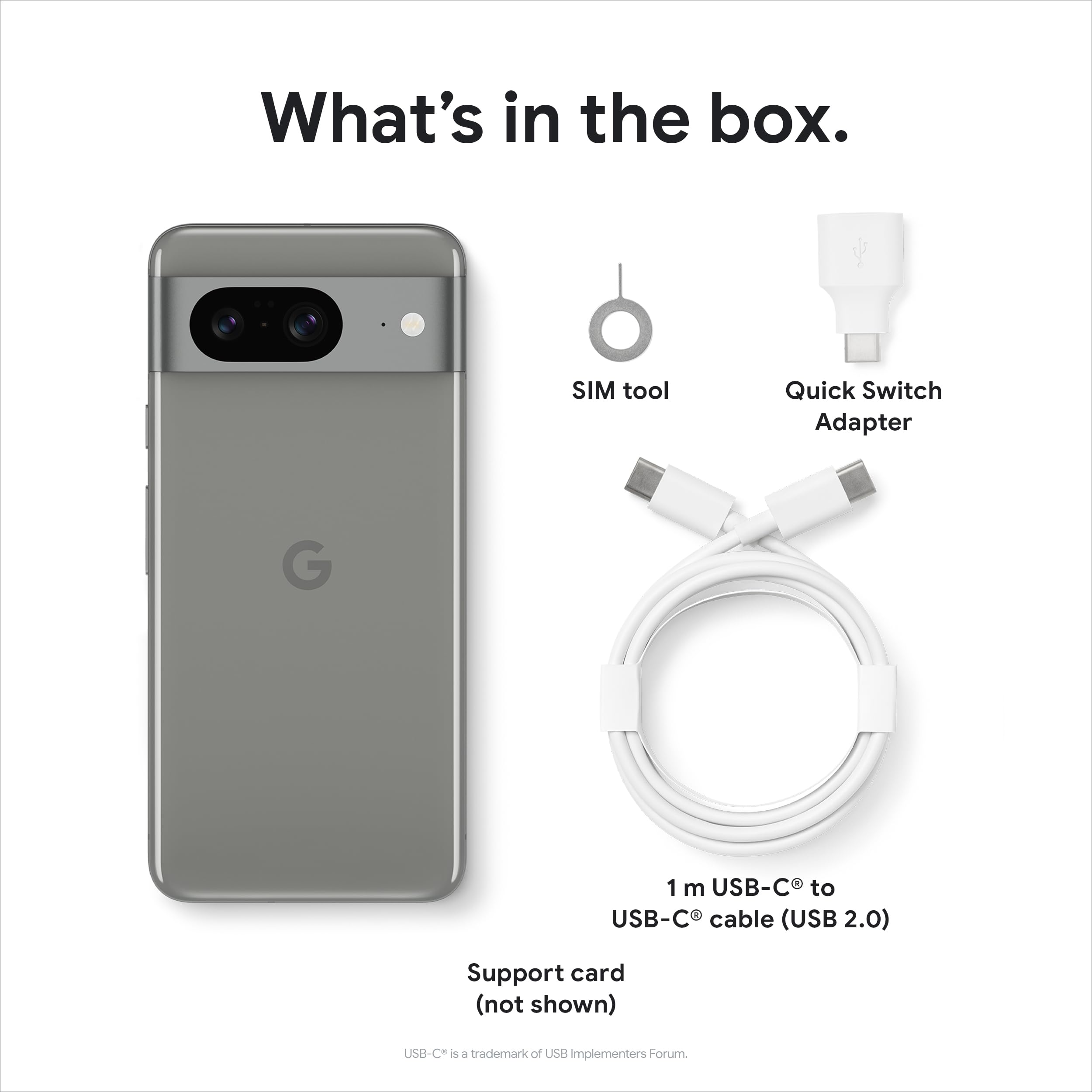 Google Pixel 8 - Unlocked Android Smartphone with Advanced Pixel Camera, 24-Hour Battery, and Powerful Security - Obsidian - 128 GB