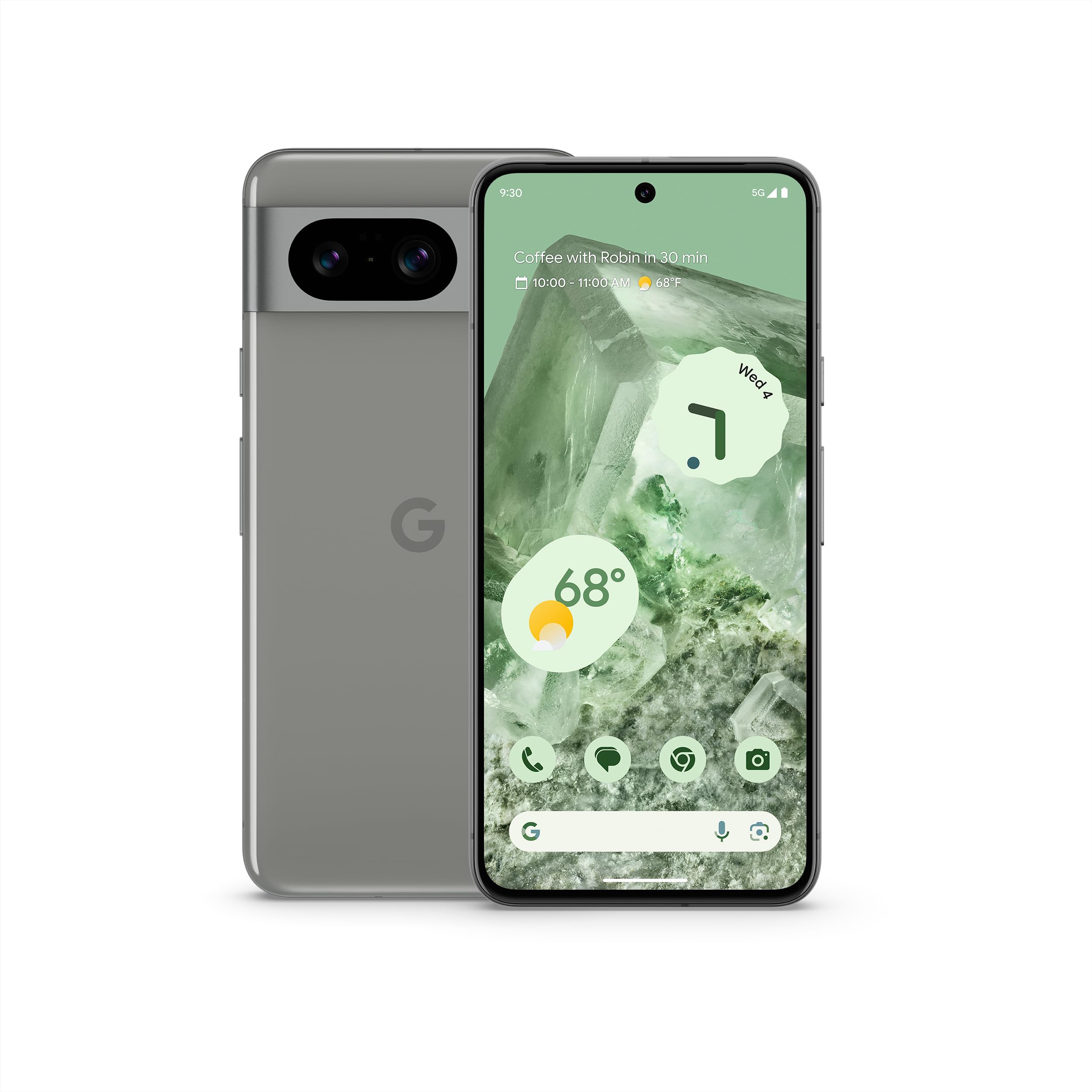 Google Pixel 8 - Unlocked Android Smartphone with Advanced Pixel Camera, 24-Hour Battery, and Powerful Security - Obsidian - 128 GB