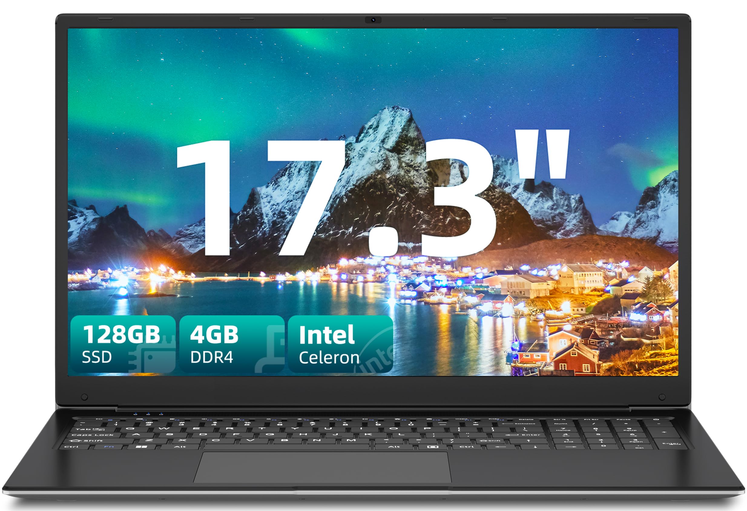 SGIN Laptop 15.6 inch IPS FHD Display, 12GB DDR4 512GB SSD Laptops Computer, Intel Celeron N5095 Quad Core Processor, 1920 * 1080, Dual Band WiFi, Bluetooth 4.2, Mini HDMI, 512GB TF Card Expansion