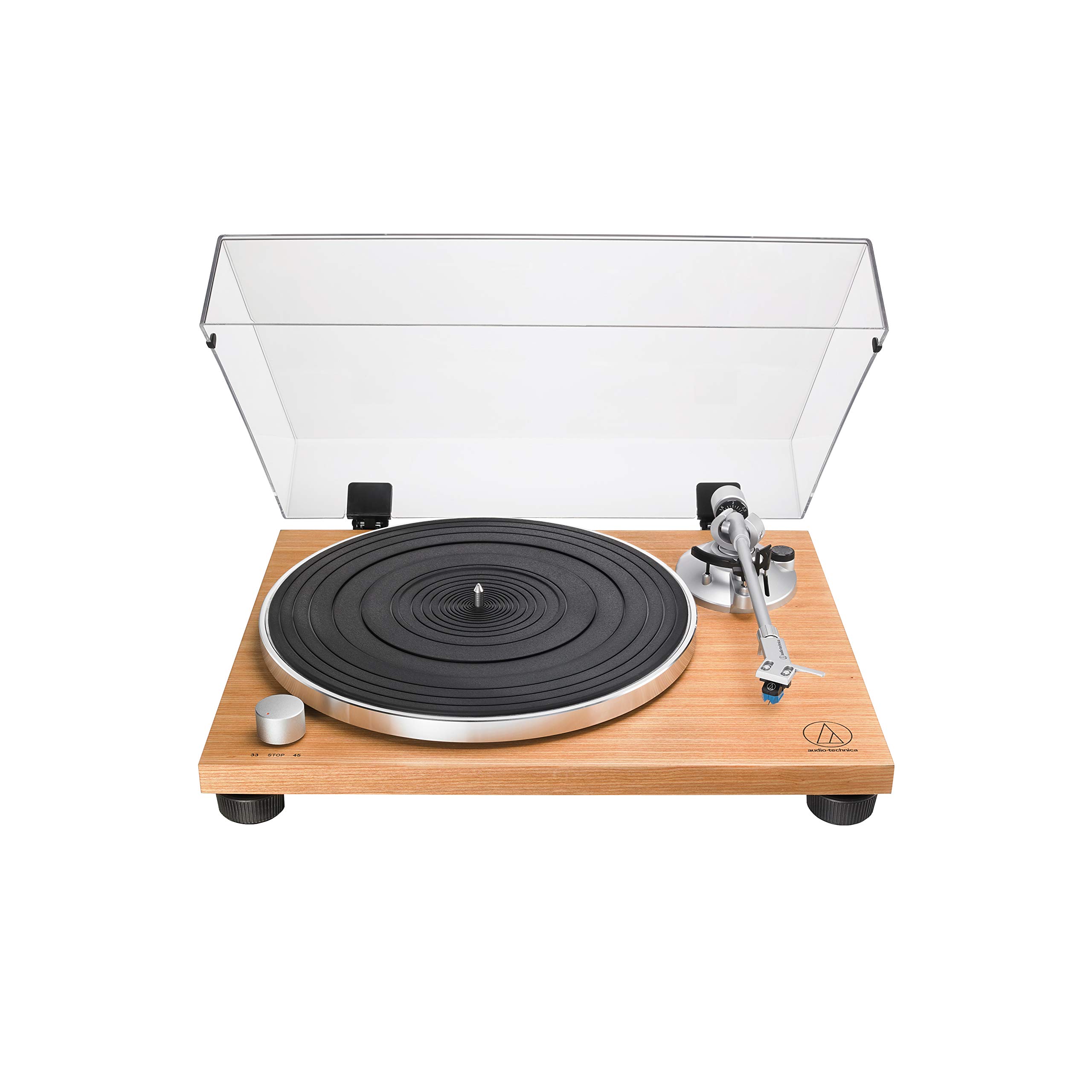 Audio-Technica AT-LPW50PB Fully Manual Belt-Drive Turntable