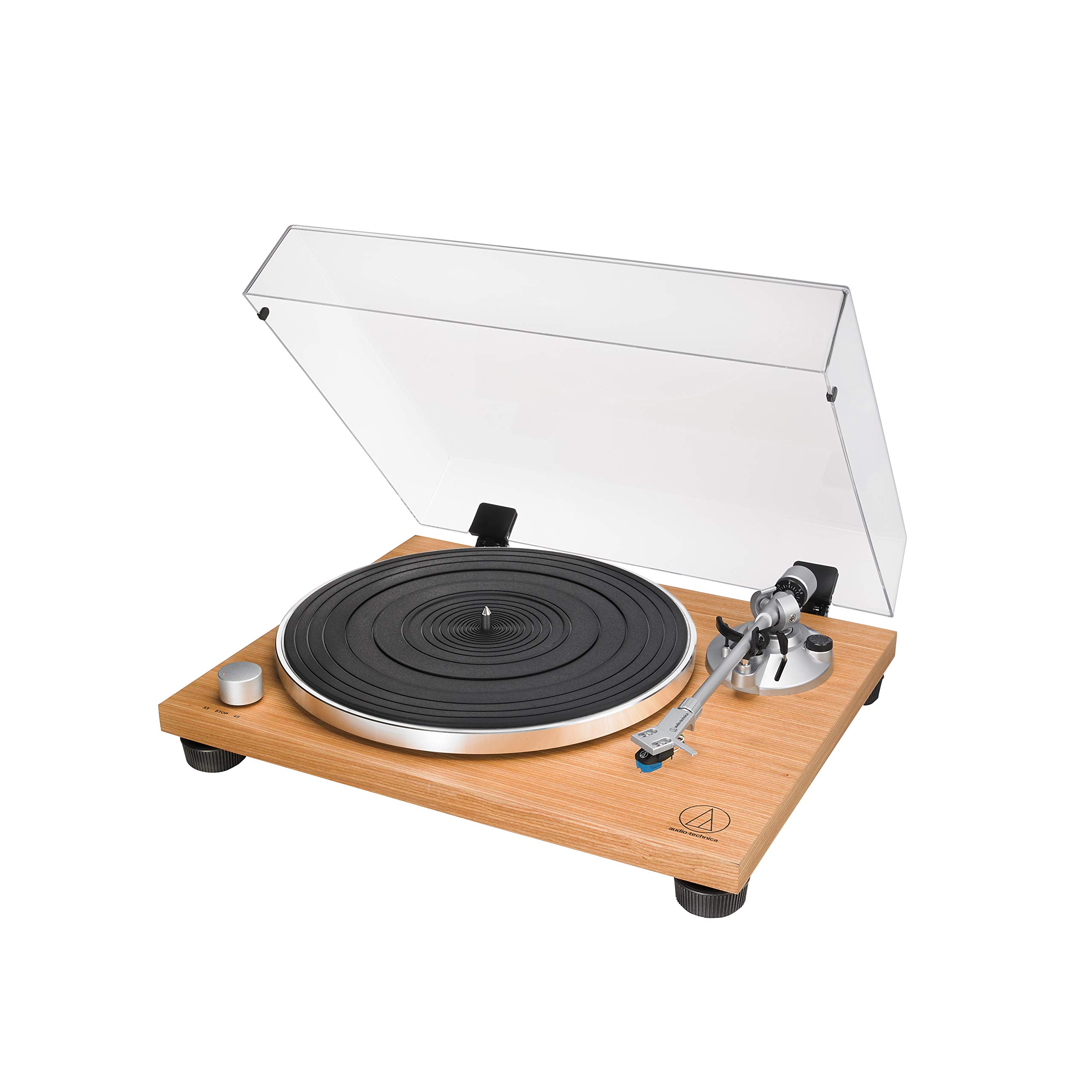 Audio-Technica AT-LPW50PB Fully Manual Belt-Drive Turntable