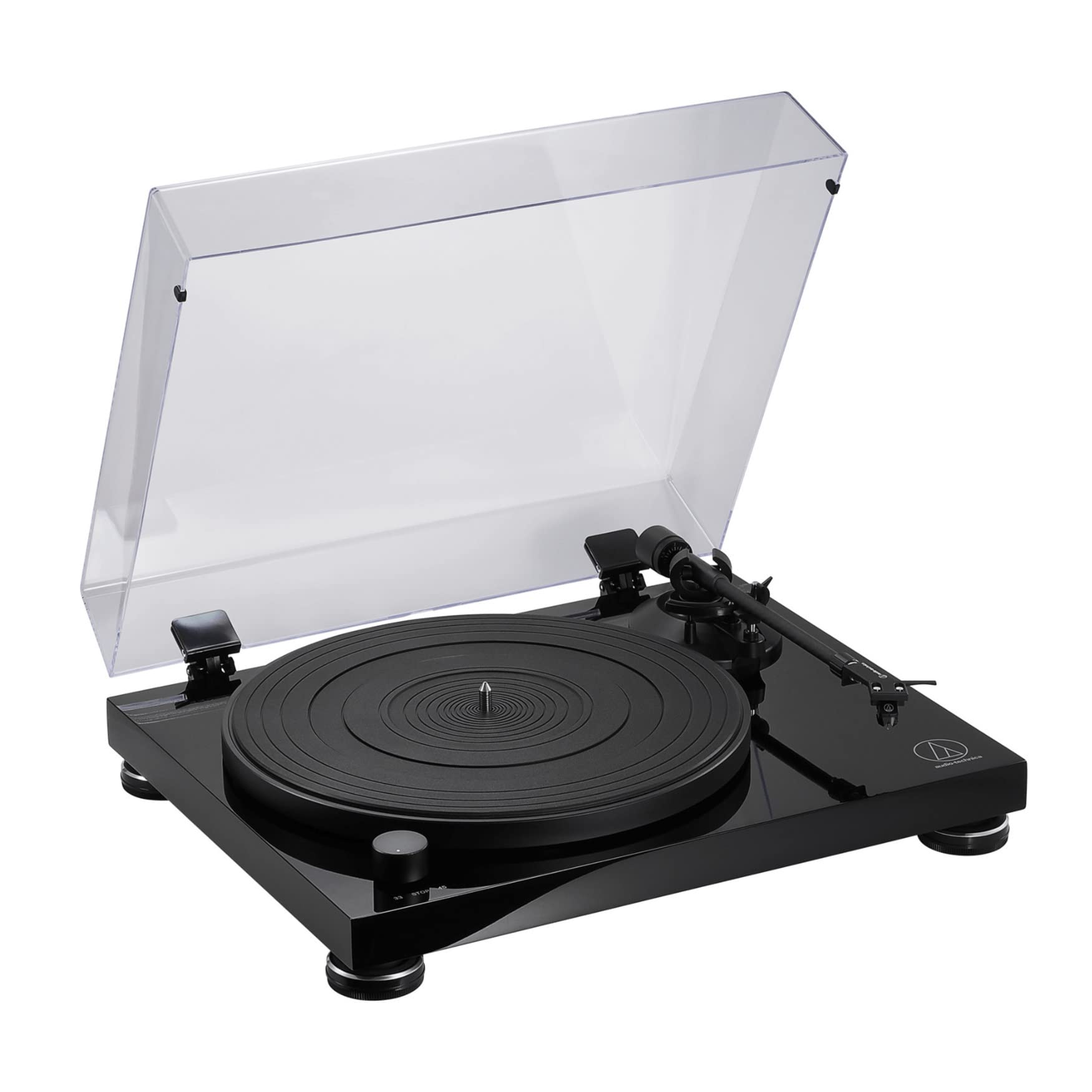 Audio-Technica AT-LPW50PB Fully Manual Belt-Drive Turntable