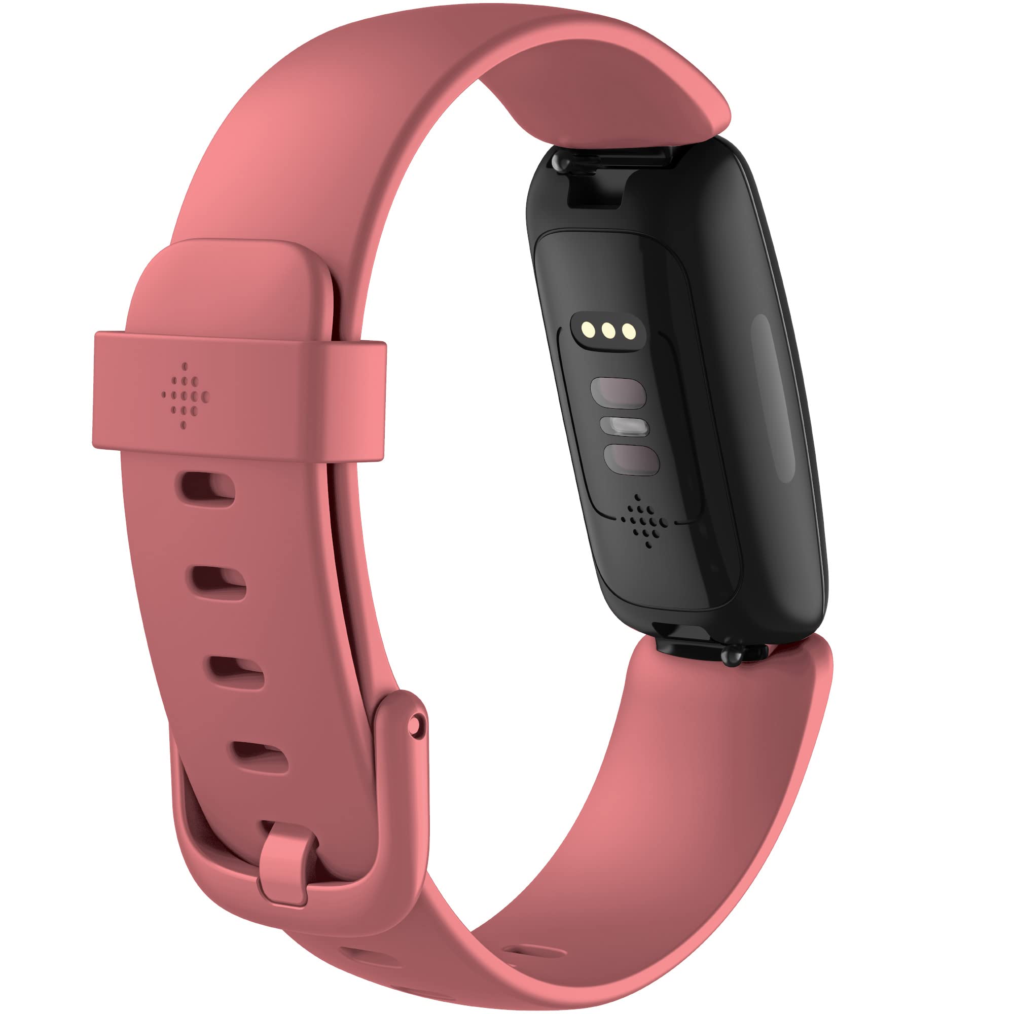 Fitbit Inspire 2 Health & Fitness Tracker with a Free 1-Year Fitbit Premium Trial, 24/7 Heart Rate, Black/Black, One Size (S & L Bands Included)