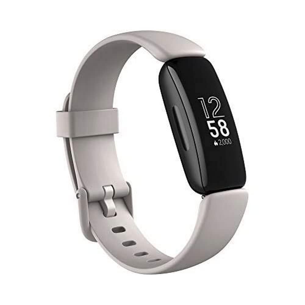 Fitbit Inspire 2 Health & Fitness Tracker with a Free 1-Year Fitbit Premium Trial, 24/7 Heart Rate, Black/Black, One Size (S & L Bands Included)