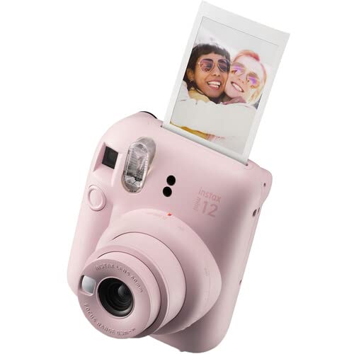 Fujifilm Instax Mini 12 Instant Camera Lilac Purple with Fujifilm Instant Mini Film (40 Sheets) with Accessories Including Carrying Case with Strap, Photo Album, Stickers (Lilac Purple)