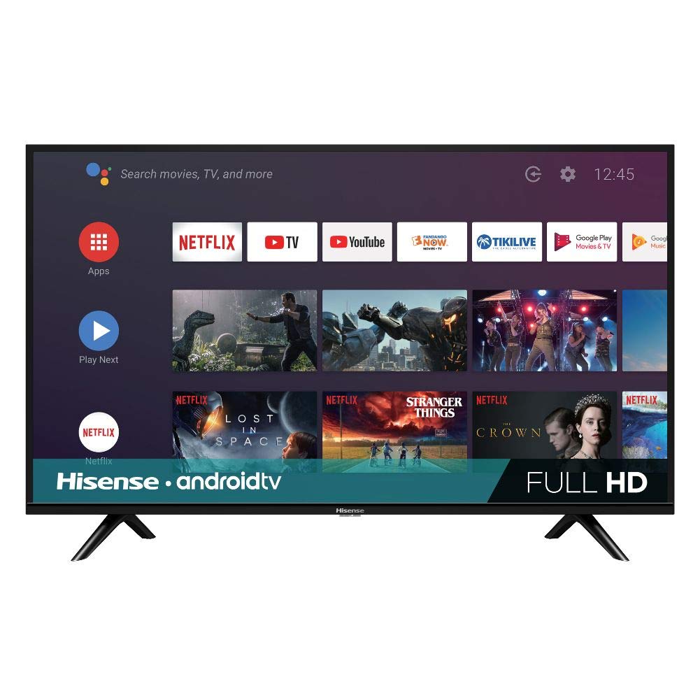 Hisense 40-Inch 40H5500F Class H55 Series Android Smart TV with Voice Remote (2020 Model)