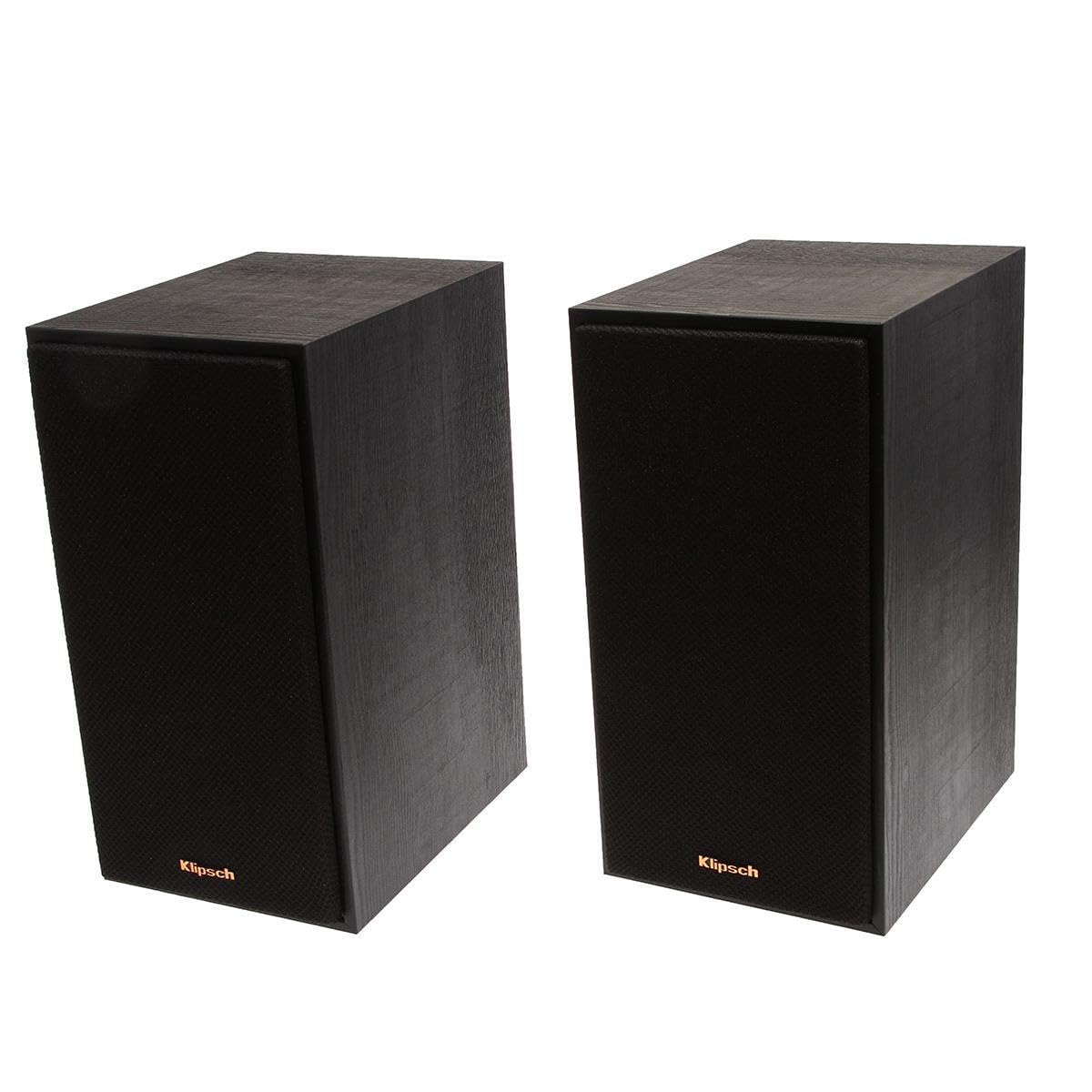 Klipsch Reference 5.2 Home Theater System, 2X R-625FA Floorstanding Speaker, R-52C Center Channel, 2X R-41M Bookshelf Speaker, 2X R-12SW Subwoofer, AVR-S970H 7.2 Receiver, Black