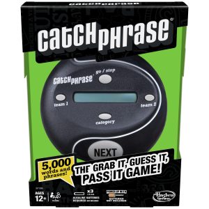 Hasbro Gaming Catch Phrase Game, Handheld Electronic Games, Easter Basket Stuffers or Gifts for Teens, Ages 12+