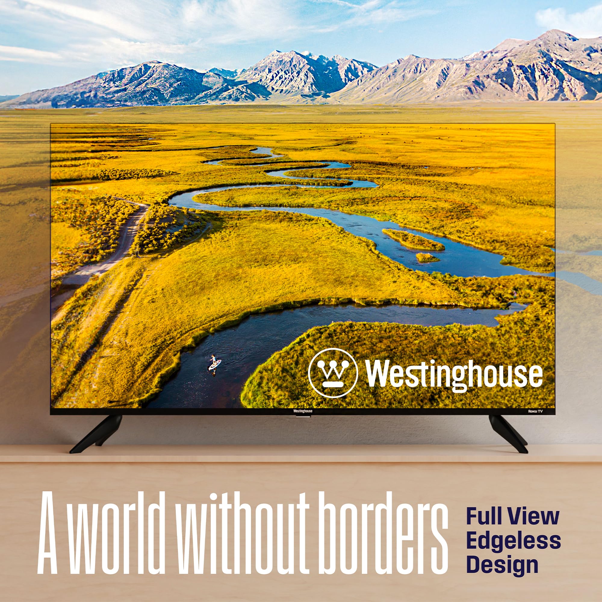 Westinghouse Roku TV - 24 Inch Smart TV, 720P LED HD TV with Wi-Fi Connectivity and Mobile App, Flat Screen TV Compatible with Apple Home Kit, Alexa and Google Assistant