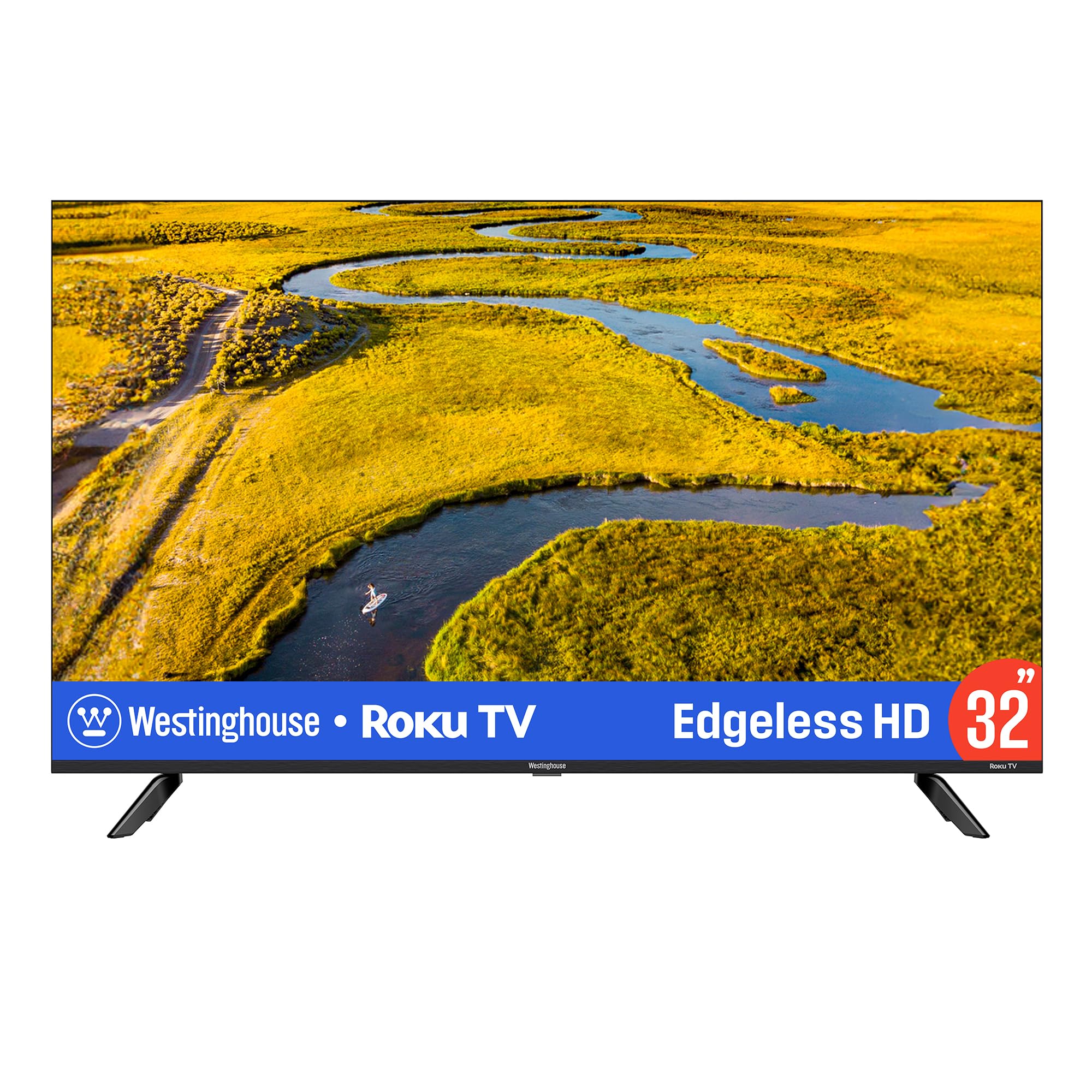 Westinghouse Roku TV - 24 Inch Smart TV, 720P LED HD TV with Wi-Fi Connectivity and Mobile App, Flat Screen TV Compatible with Apple Home Kit, Alexa and Google Assistant