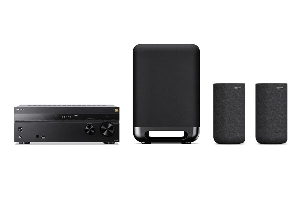 Sony STR-AN1000 7.2 CH Surround Sound Home Theater 8K A/V Receiver: Dolby Atmos, DTS:X, Digital Cinema Auto Calibration IX, Bluetooth, WiFi, Google Chromecast, Spotify connect, Apple AirPlay, HDMI 2.1