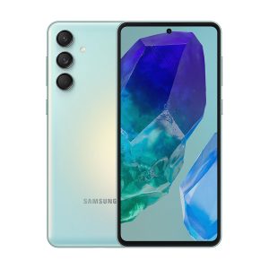 SAMSUNG Galaxy M55 5G Dual SIM (256GB, 8GB) 6.7" 120Hz AMOLED, Snapdragon 7, 50MP 4K Camera, 4G Volte (GSM Unlocked for T-Mobile, Global) International Model M556E/DS (25W Fast Charger Bundle, Green)