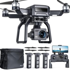 Bwine F7GB2-3B GPS Drones with Camera for Adults 4K, 3-Aix Gimbal, 2Miles FPV Long Range, 75Mins Flight Time Professional Drone, Auto Return+Follow Me+Fly Around+Beginner Mode