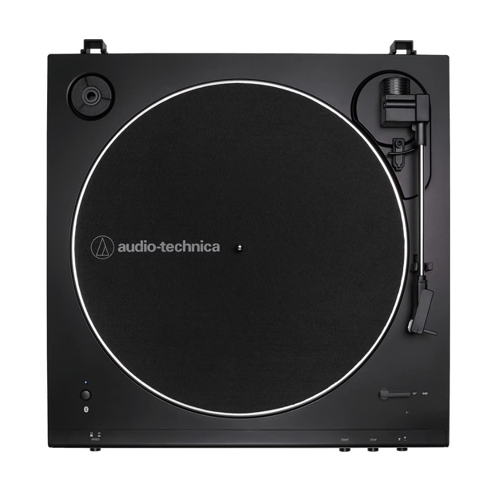 Audio-Technica AT-LP60XBT-USB Fully Automatic Belt-Drive Stereo Turntable with Bluetooth & USB, Black
