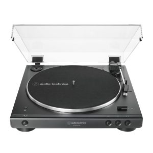 Audio-Technica AT-LP60XBT-USB Fully Automatic Belt-Drive Stereo Turntable with Bluetooth & USB, Black