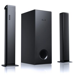 INFITBO Sound Bar for Smart TV 2.1CH 190W Peak Power Soundbar with Subwoofer Detachable 2-in-1 BT 5.4 Surround Sound System 12L Deep Bass for PC Game with HD-ARC/Opt/USB/AUX Home Theater